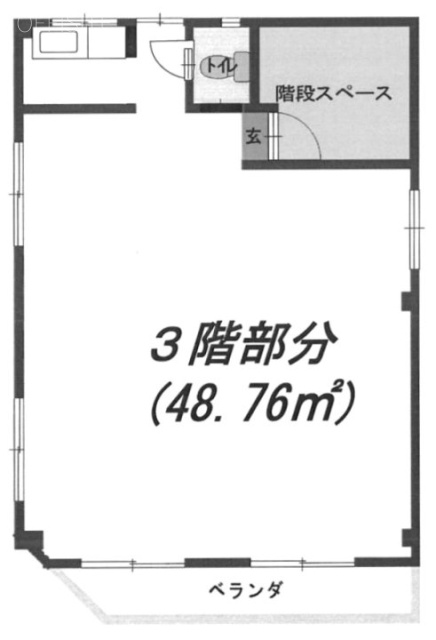 生島ビル3F 間取り図