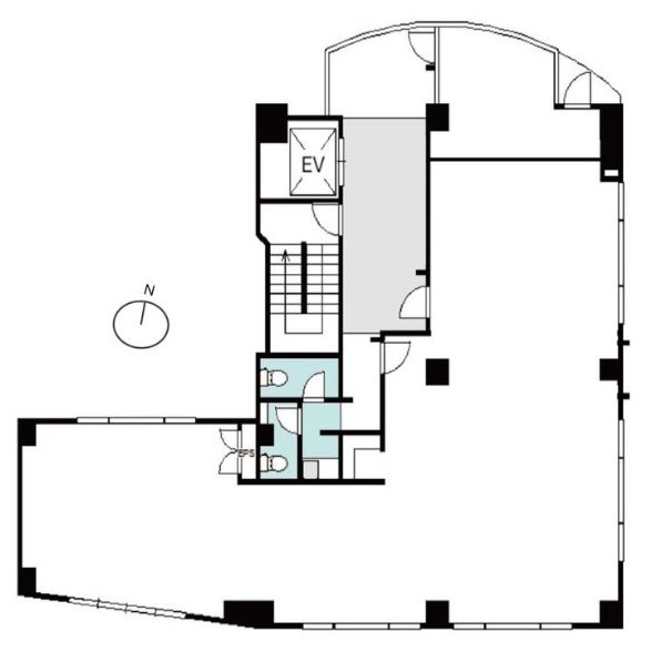 ベルファイブビル3F 間取り図