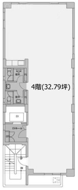 新大友ビル4F 間取り図