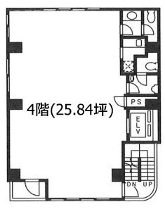 萩原ビル第74F 間取り図