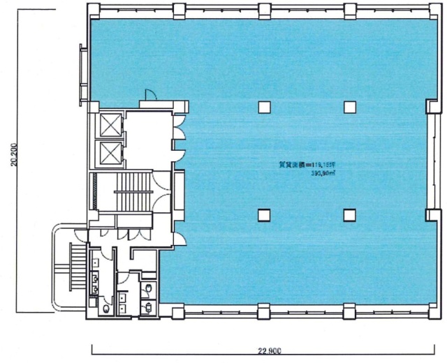 物産ビル4F 間取り図