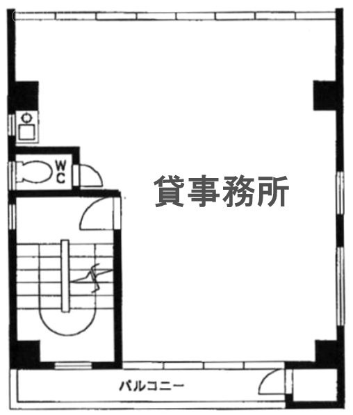 東服ビル3F 間取り図