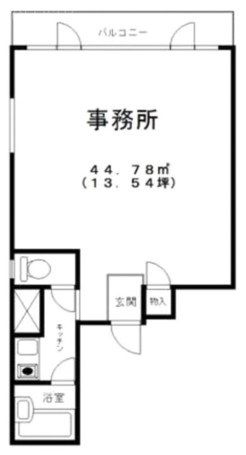 親和第3ビル6F 間取り図