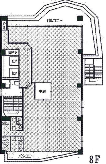 湯島アーバンビル8F 間取り図