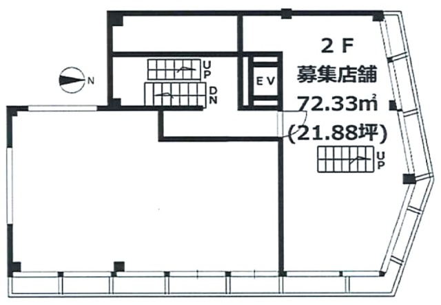 フサカビル2F 間取り図