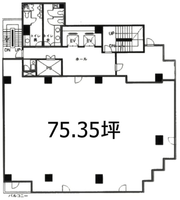 蒲田K-1ビル3F 間取り図