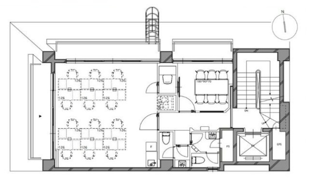 ARZ芝大門5F 間取り図