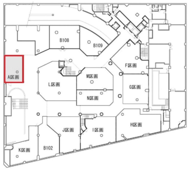 青山オーバルビルA 間取り図