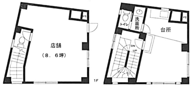 KSビル1F～2F 間取り図