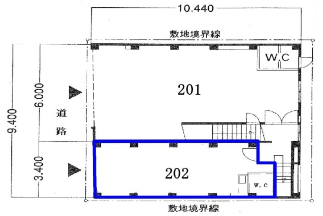 飯島ビル202 間取り図