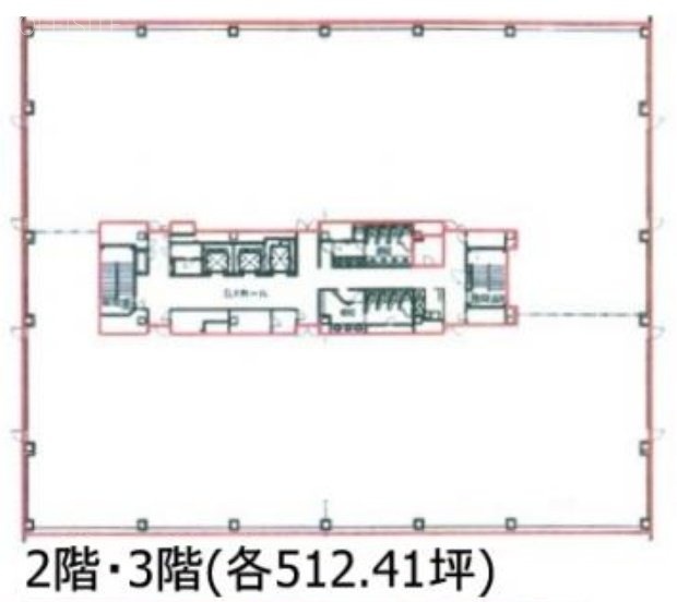 IXINAL門前仲町 (イクシナル門前仲町)3F 間取り図