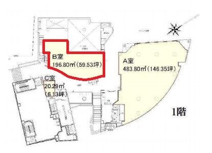 リビエラ南青山ビルB 間取り図