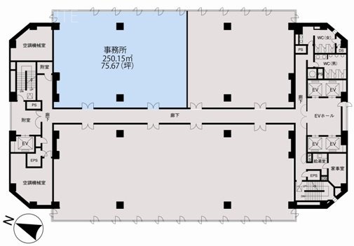 ビッグス新宿ビル3 間取り図