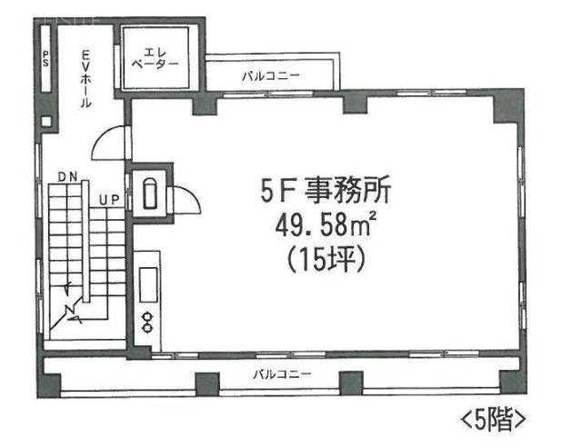 高橋ビル5F 間取り図