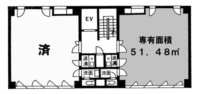 パールシティービル4F 間取り図