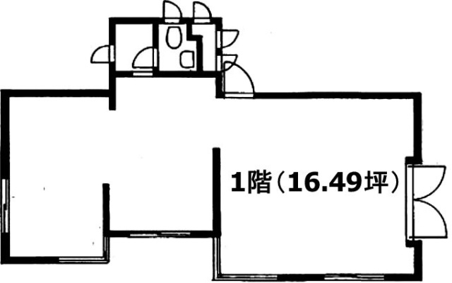 林ビル1F 間取り図