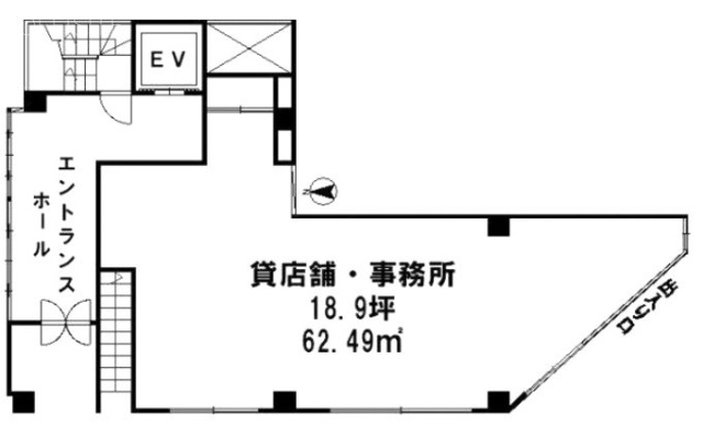 千寿ビル1F 間取り図