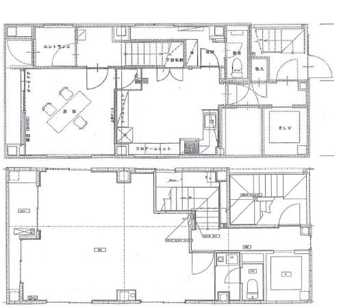アウルビル1F～2F 間取り図
