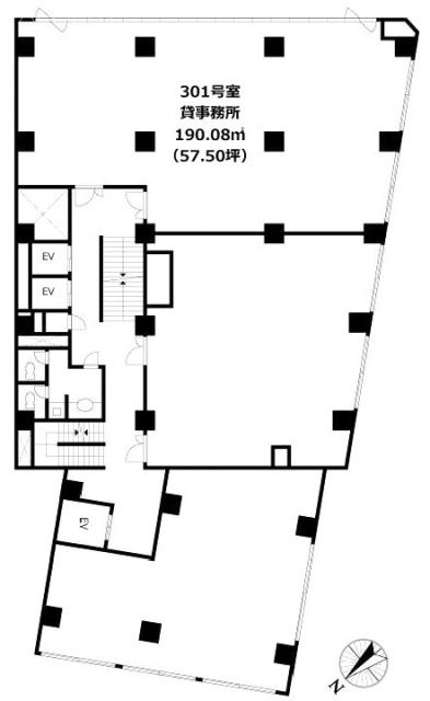 渋谷アイビスビル301 間取り図