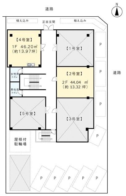 八王子繊維センタービル104 間取り図