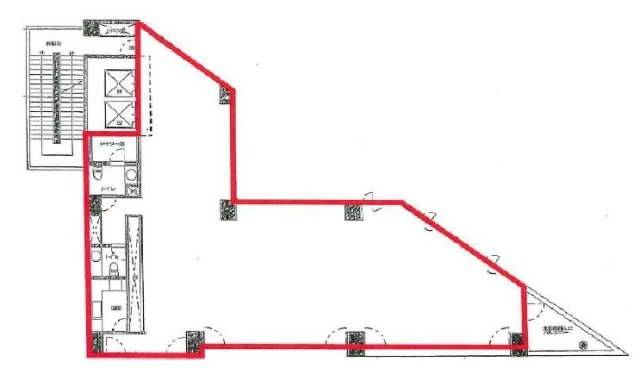 MUPRE北参道10F 間取り図