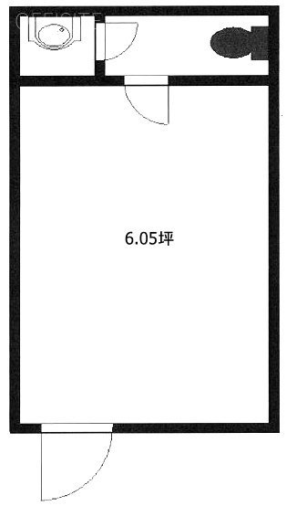 マルコウ金座ビル1F 間取り図