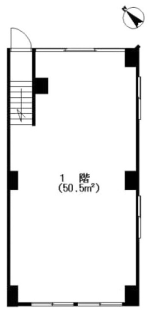 林ビル1F 間取り図