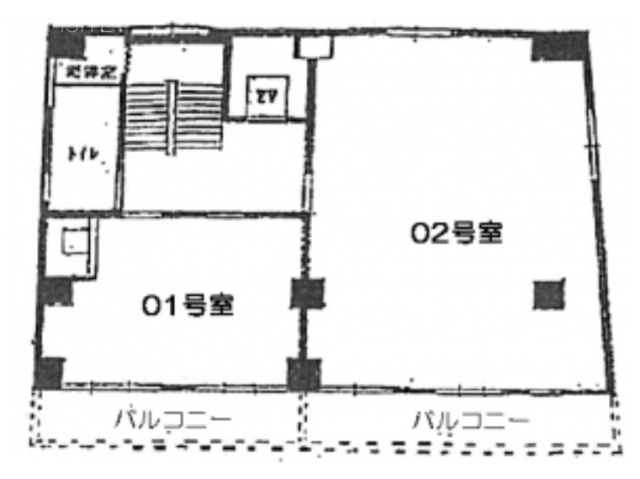 友野本社ビル1102 間取り図