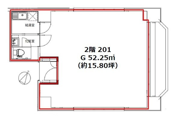 クロス護国寺201 間取り図