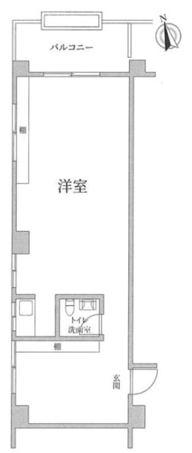 神南ペアシティ301 間取り図