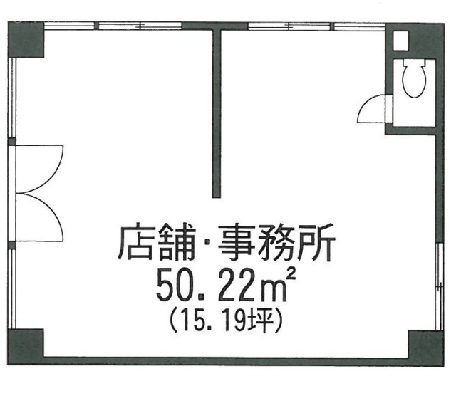 西新宿パールビル103 間取り図