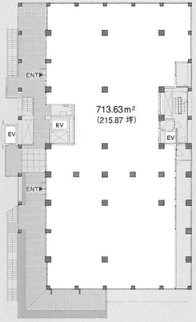 Qiz広尾ビル2F 間取り図