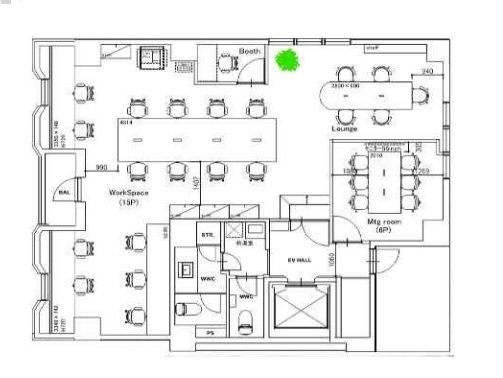 近代ビル4F 間取り図