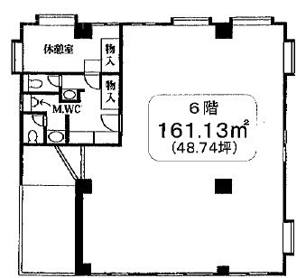 山柿ビル6F 間取り図