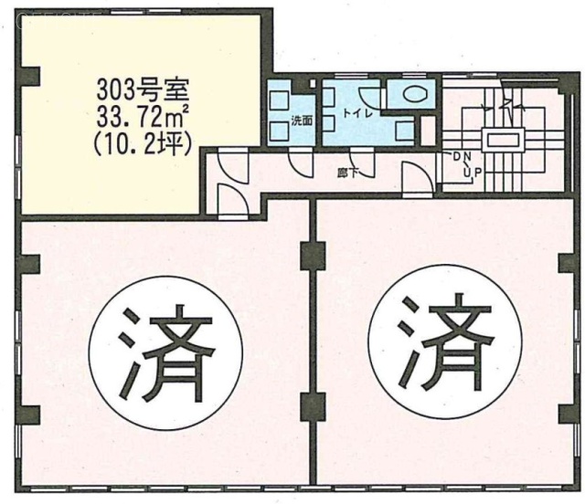 芳町ビル303 間取り図