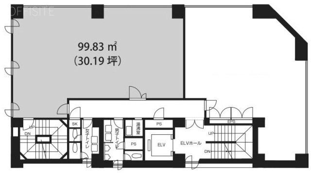 住長第二ビル8F 間取り図