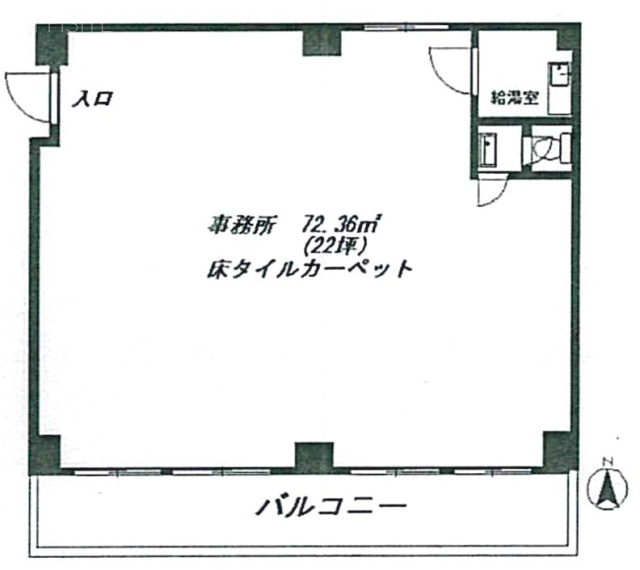 第2竹虎ビル201 間取り図