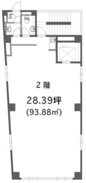 神宮前松井ビル2F 間取り図