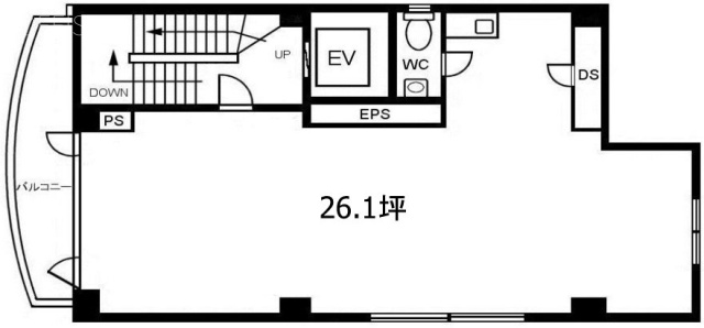 第一岸ビル3F 間取り図