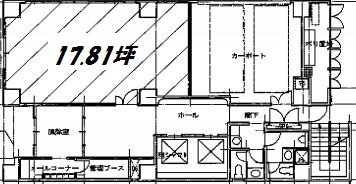 日本橋ライフサイエンスビルディング51F 間取り図