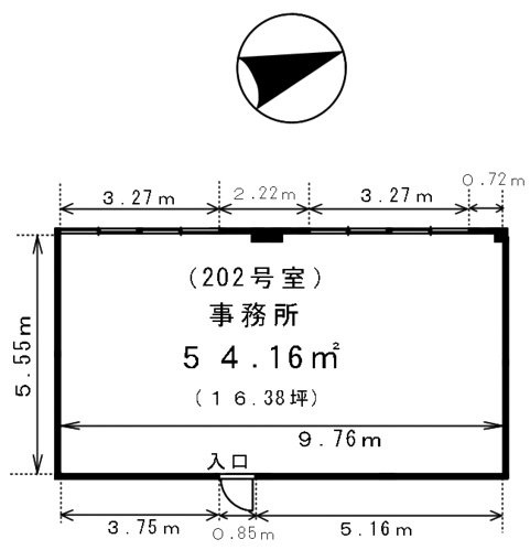 早川ビル202 間取り図