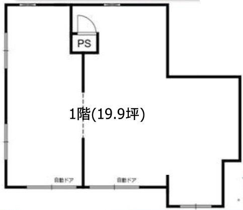 エスペランサ神田神保町Ⅱ1F 間取り図
