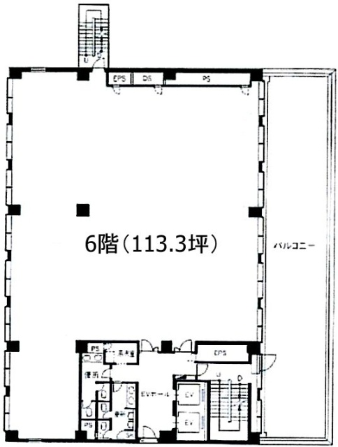 反町商事ビル6F 間取り図