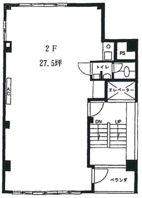 土屋第一ビル2F 間取り図