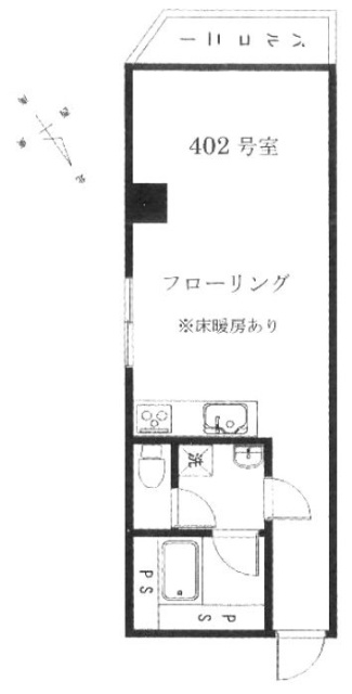 パル青山402 間取り図