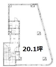 カタヤマビル3F 間取り図