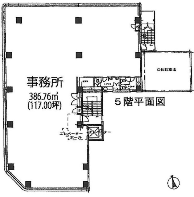 湯島夏目ビル5F 間取り図