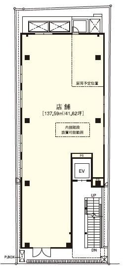 T'S BRIGHTIA ときわ台ビル1F 間取り図