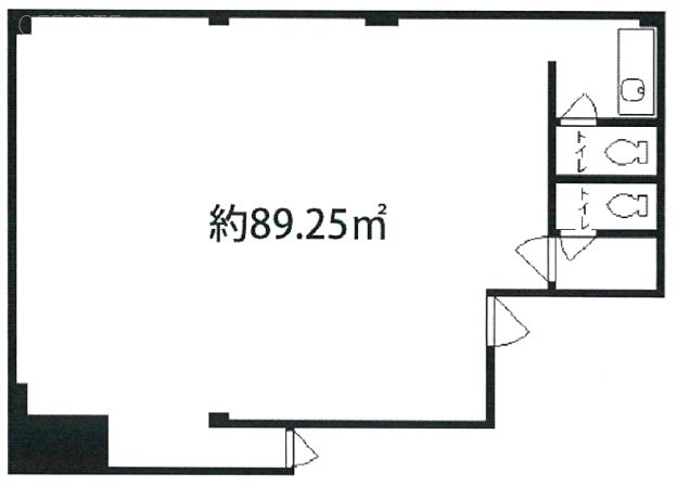 金子第二ビル4F 間取り図