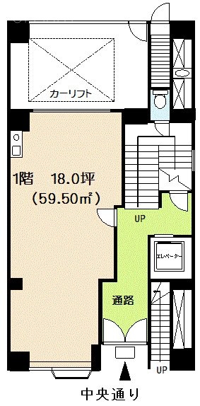 田中ビル1F 間取り図